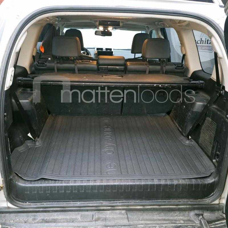 All Weather kofferbakmat Toyota Landcruiser 5/7-zits (3e rij plat) 3-zone climate control J150 2010-2019