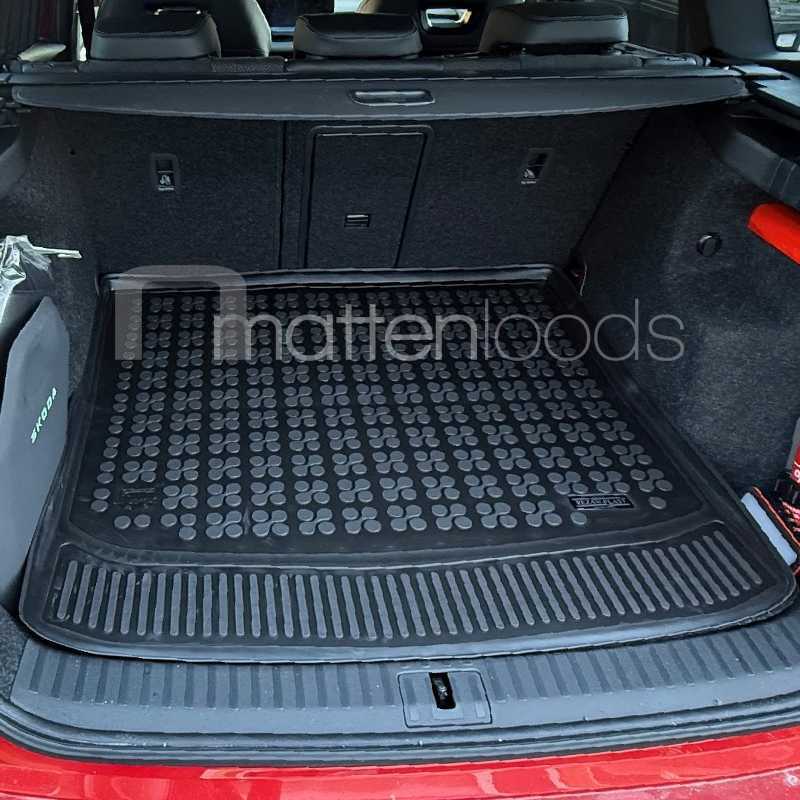 Rubber kofferbakmat Skoda Enyaq (elektrisch) hoge vloer 2020-heden