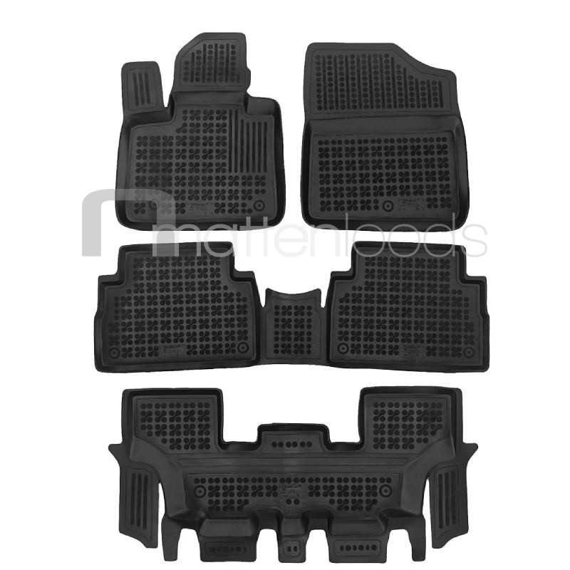 Rubber automatten Hyundai Santa Fe Hybrid 7-zits vanaf 2020