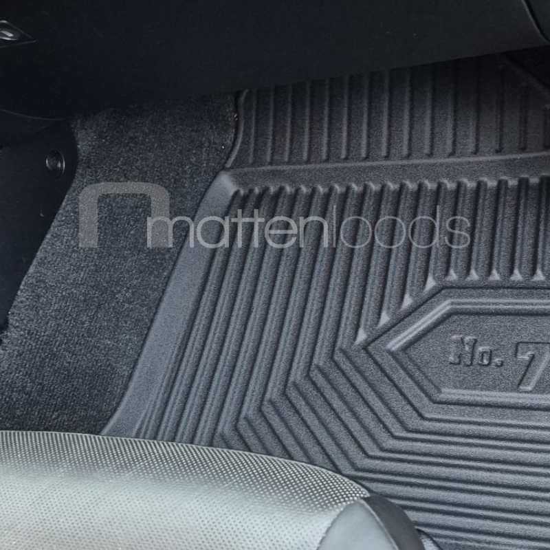 Isuzu D-MAX III 4 deurs, verlengde cabine vanaf 2019 All Weather rubber automatten