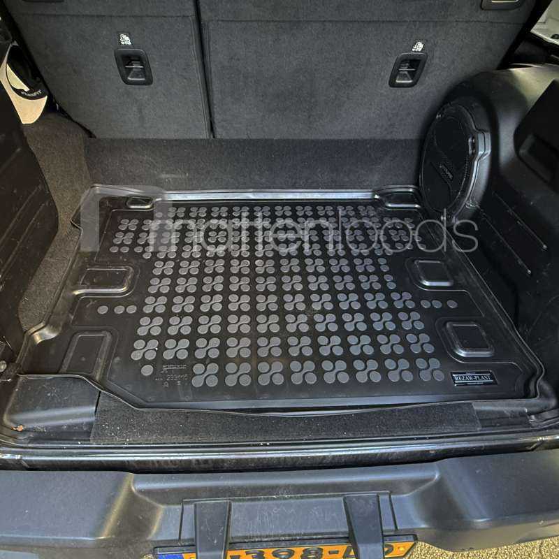 Jeep Wrangler 4xe PHEV (met ALPINE geluidssysteem, 4-deurs) rubber kofferbakmat 2017-heden