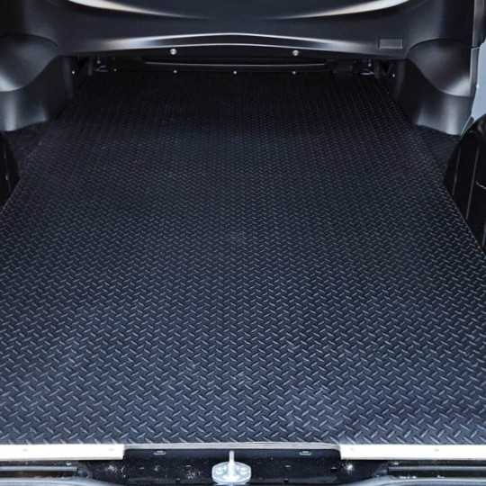 Laadvloermat rubber (traanplaat motief) Mercedes Vito L3 WB343 dubbel cabine 2014-heden