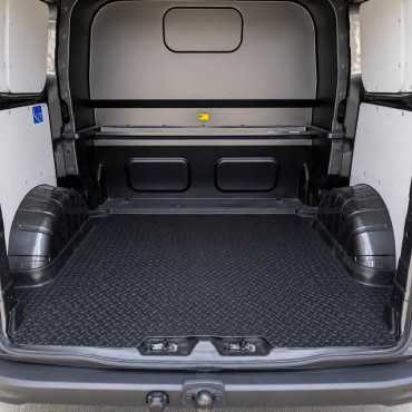 Premium M-Line laadvloermat Ford Transit Custom dubbelcabine (af fabriek) L1 2023-heden | 4mm antislip rubber traanplaat