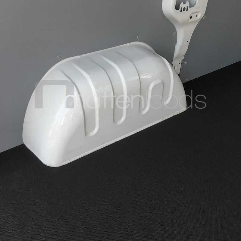 Premium M-Line laadvloermat Volkswagen Transporter T7 dubbelcabine (af fabriek) L1 2023-heden | 4mm antislip rubber traanplaat