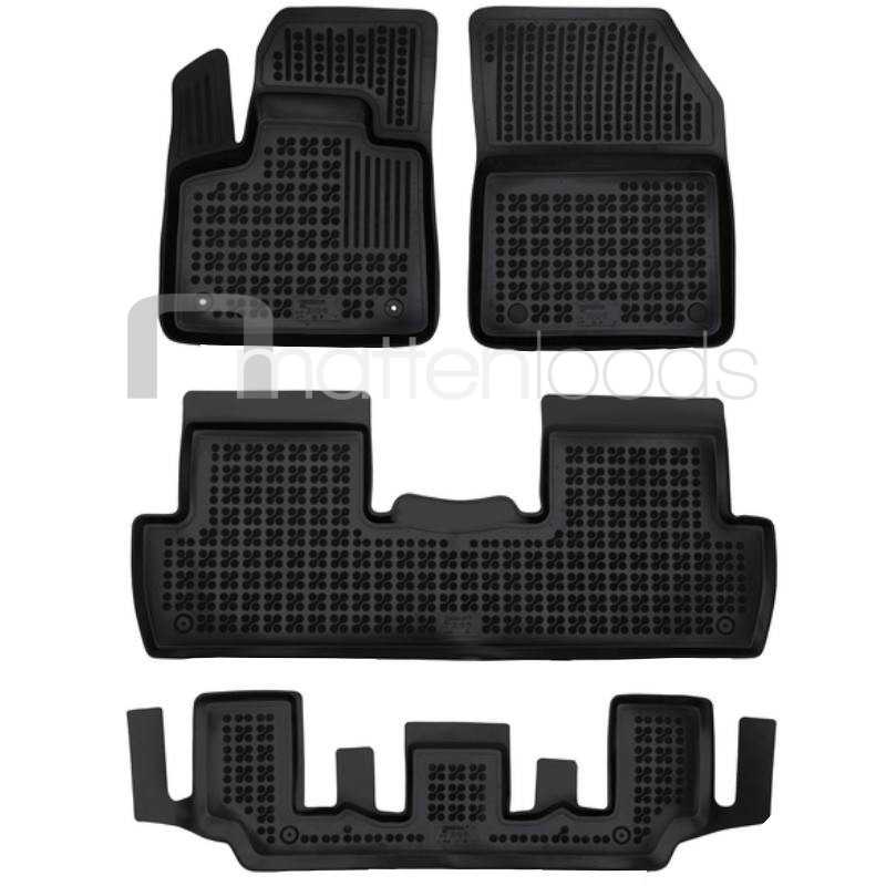 Rubber automatten Peugeot 5008 7-zits 2017-2024