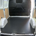 Laadvloermat rubber (traanplaatmotief) Ford Transit Custom kort 3-zits 2012-2023