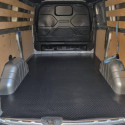 Premium M-Line laadvloermat Ford Transit Custom L1 dubbel cabine 2012-2023 | 4mm antislip rubber traanplaat