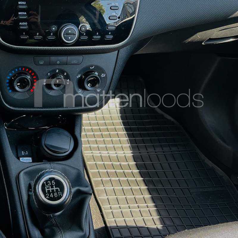 Rubber matten Fiat Punto Hatchback 2012-2018