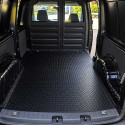 Premium M-Line laadvloermat Volkswagen Caddy Maxi 2007-2020 | 4mm antislip rubber traanplaat