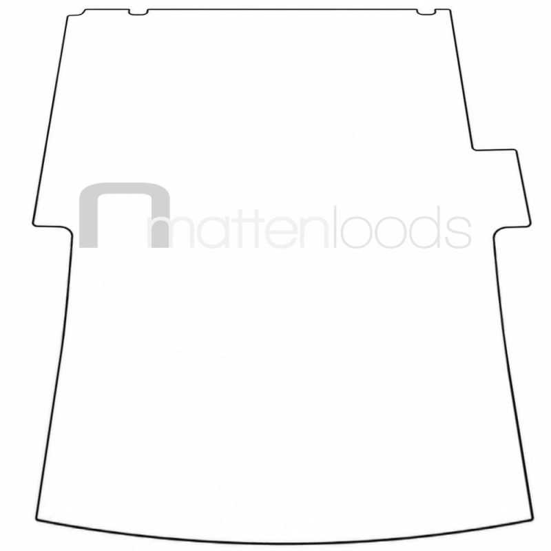 Premium M-Line laadvloermat Volkswagen Caddy Maxi 2007-2020 | 4mm antislip rubber traanplaat