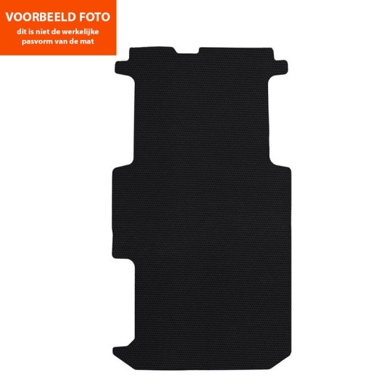 Premium M-Line laadvloermat Mercedes Vito lang stoel/stoel 2004-2014 | 4mm antislip rubber traanplaat