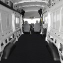 Laadvloermat rubber (traanplaat motief) Ford Transit Connect verlengd 2-zits 2013-2022