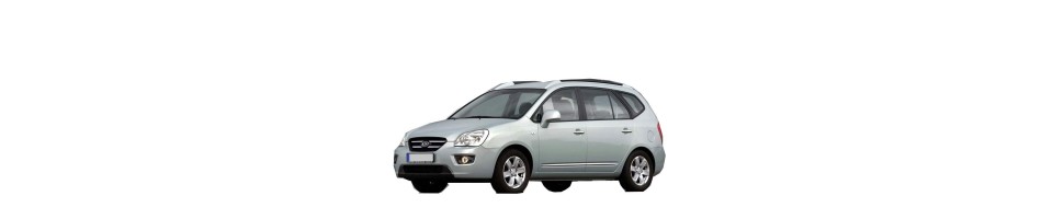 Rubber matten Kia Carens | Rubber kofferbakmat Kia Carens