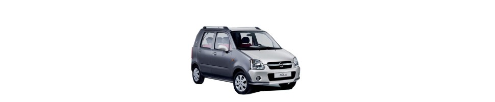 Automatten Opel Agila A | Rubber kofferbakmat Opel Agila A